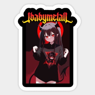 babymetal colored Sticker